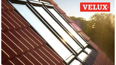 Velux kombi lemování EKW v nezateplené sestavě Basic
