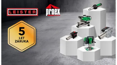 5letá záruka Leister