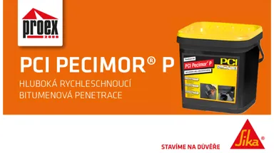 Představujeme rychleschnoucí penetrační nátěr PCI Pecimor® P