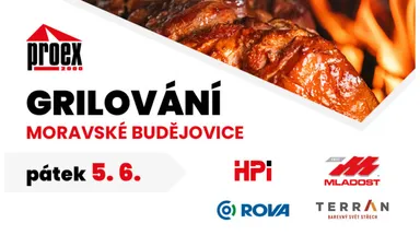 Grilování selete na pobočce v Moravských Budějovicích