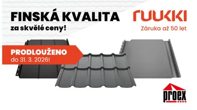 Střešní krytiny RUUKKI za skvělou cenu!