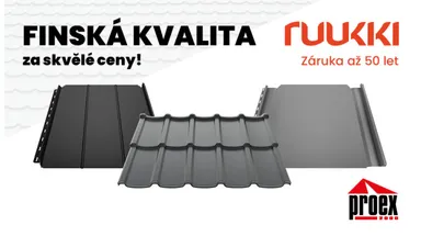 Střešní krytiny RUUKKI za skvělou cenu!