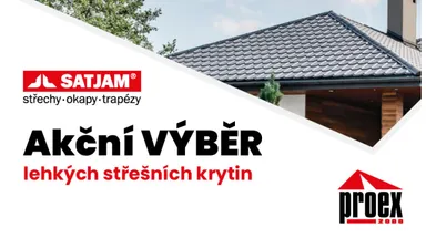 AKČNÍ VÝBĚR střešních krytin SATJAM