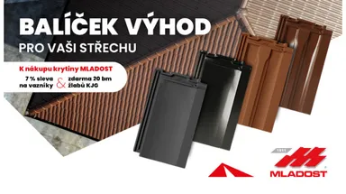 Balíček výhod pro vaši střechu