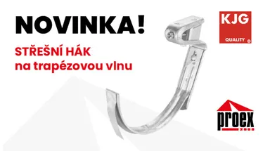 NOVINKA KJG - Strešní hák na trapézovou vlnu