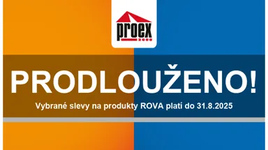 PRODLUŽUJEME! Produkty ROVA výhodněji až do konce sprna