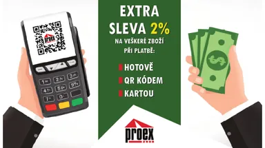 Získejte EXTRA SLEVU 2 % na nákup v ProEx 2000!