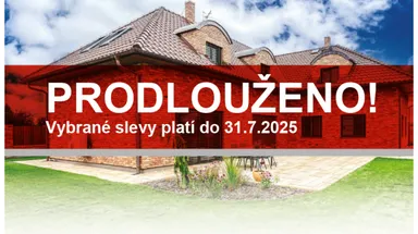 PRODLOUŽENO! Vybrané slevové akce pokračují dál!