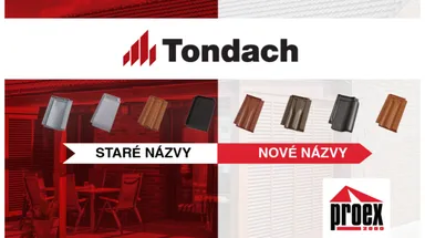 Nové názvy střešních tašek Tondach!