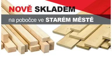 STARÉ MĚSTO - Nově skladem PRKNO STAVEBNÍ a STŘEŠNÍ LAŤE