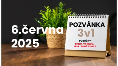 Pozvánka 3v1:  6. června 2025