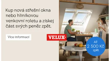 PODZIMNÍ VELUX CASHBACK – získejte část peněz z nákupu zpět!
