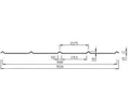 AL tvar.plech KOB 1017, 0,6x920x6000mm