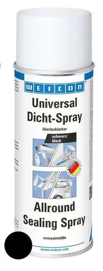Všeobecné těsnění ve spreji černé 400 ml -WEICON
