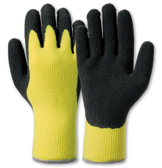 Rukavice latex/textil - černé