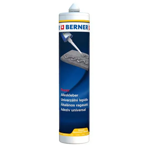Berner - lepící a těsnící tmel Bernerfix tmavě hnědý RAL8019, 290ml