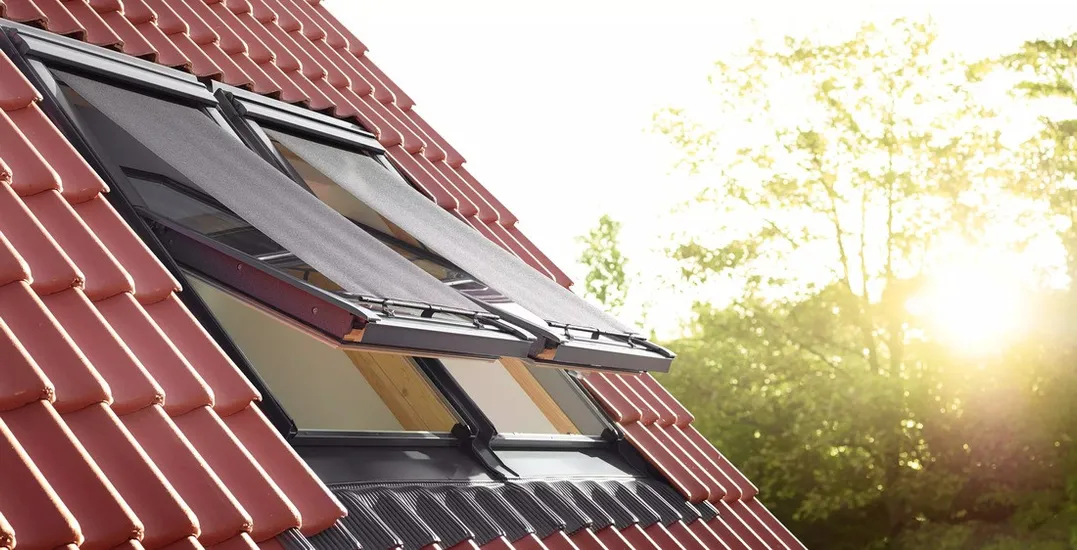 Velux - Markýza MAL5060 černá, pro F00 s provaz.ovládáním