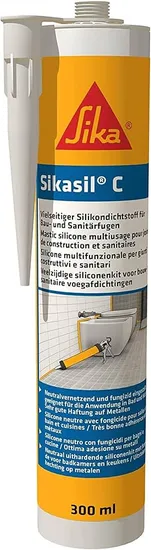 Sikasil C - silikon neutrál 100% - průhledný  300ml