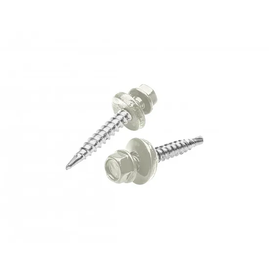 Šroub samořezný pozink. 4,8x19mm šedobílá RAL9002