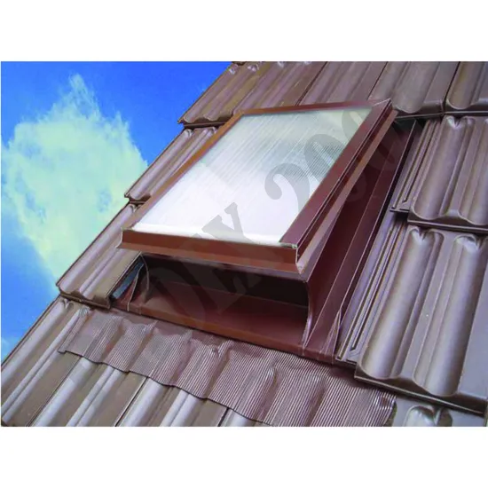 Vikýř hliníkový UNIVERZAL 600x600 mm + LEXAN tmavě hnědý