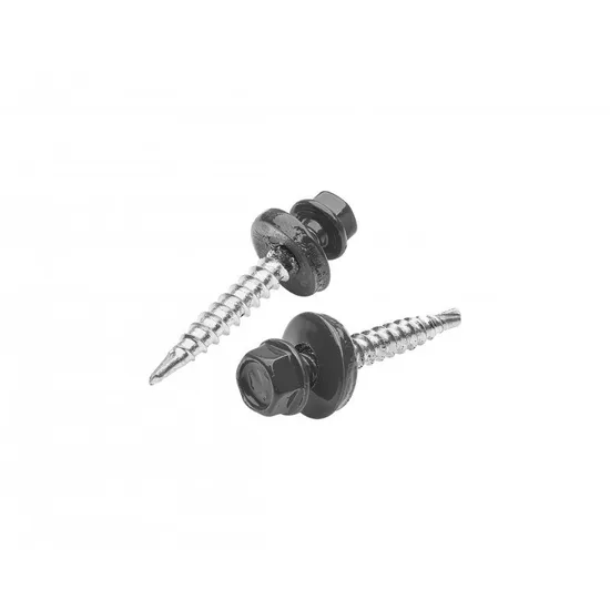 Šroub samořezný pozink. 4,8x35mm tmavě šedá RAL7011