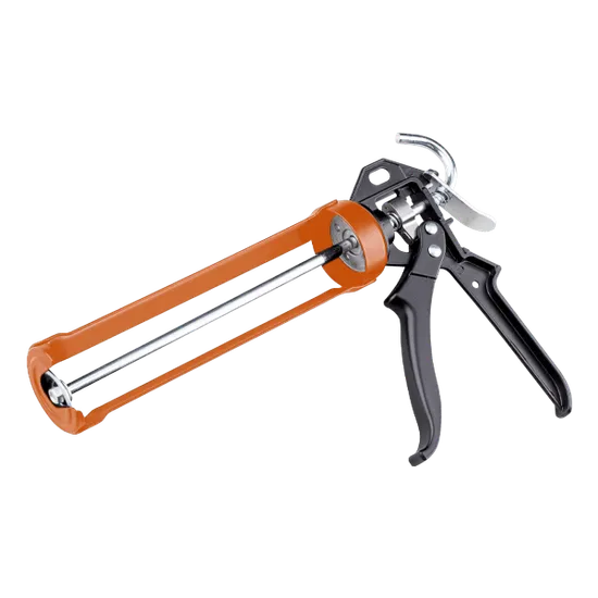 Mechanická pistole na silikon K 500 - černá(oranžová)