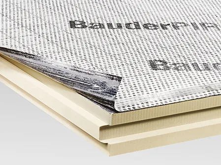 BauderPIR PLUS 1601200x1800mm, 2x AL, PD, šikmá střecha