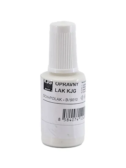 Opravná barva KJG bílá, RAL9010, 20 ml.