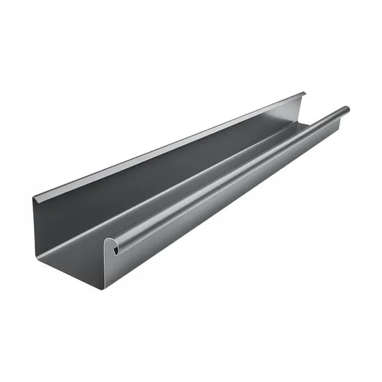 Žlab hr. D  lak. antracit 330mm šestimetr-KJG pozink.