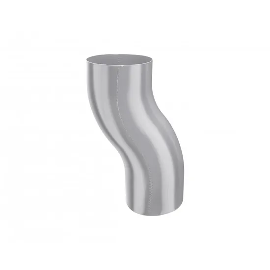 Koleno odskok. bílohliníkové 100mm lis., KJG pozink.