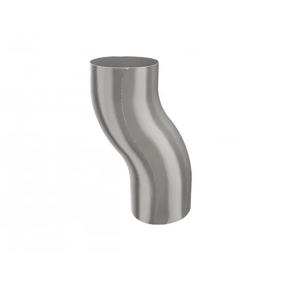 Koleno odskok. bílohliníkové TMAVÉ 120mm lis., KJG pozink.