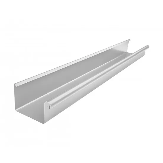 Žlab hr. lak. bílohliníkový 330mm čtyřmetr KJG pozink.