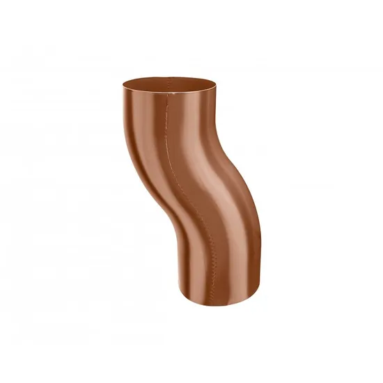 Koleno odskok. měděnohnědé 100mm lisov,KJG pozink.