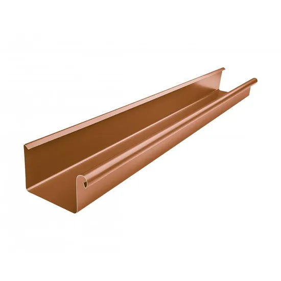 Žlab hr. lak. měděnohnědý 330mm čtyřmetr-KJG pozink.