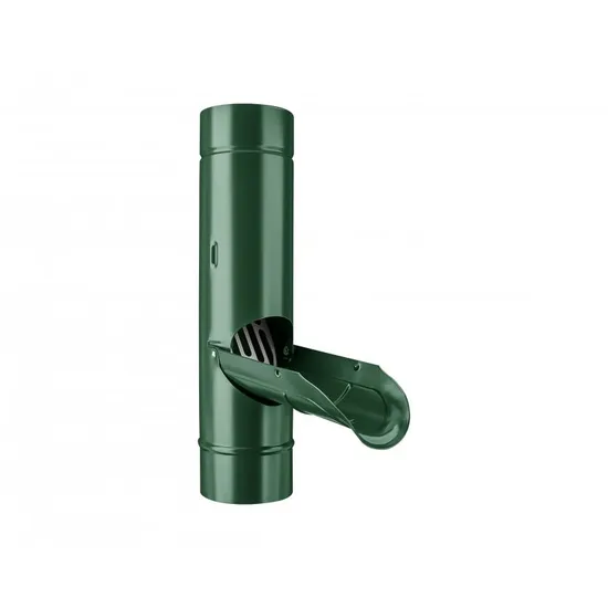 Výpusť vody lak. mechově zelená+sítko, prům. 120mm,  KJG