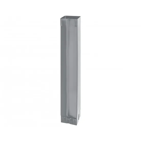 Svod hr. lak. prach. šedý 100x100mm čtyřmetr-KJG pozink.
