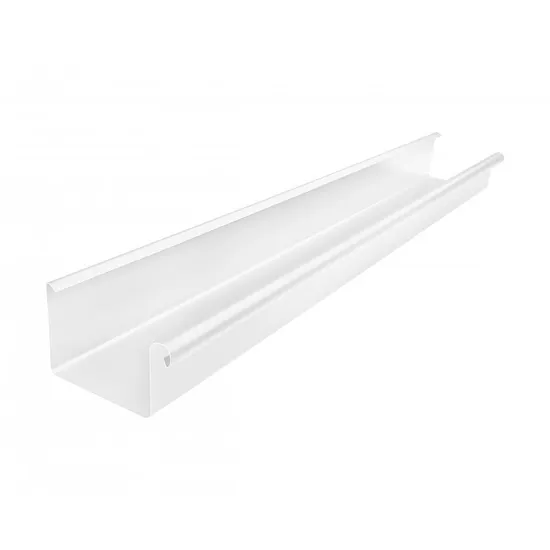 Žlab hr. lak. šedobílý 250mm čtyřmetr-KJG pozink.
