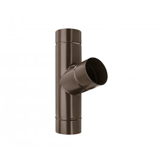 Odbočka svodu lak. tmavohnědá 8080mm -KJG pozink.