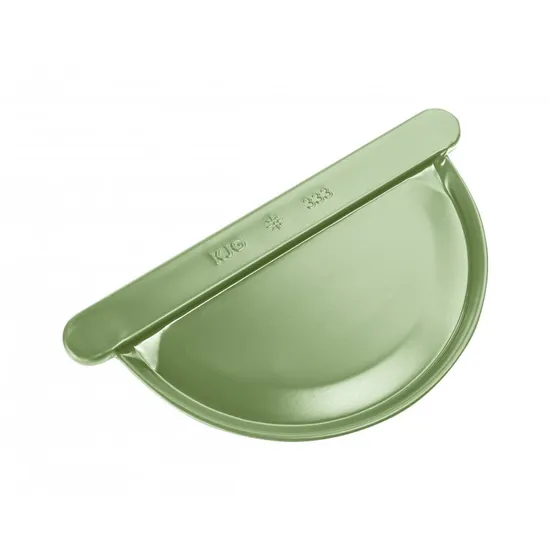 Čelo žlabové lak. trávově zelené 250mm KJG pozink.  6011