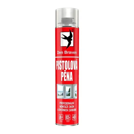 Pur. stav. pěna 750ml pistolová (červená)