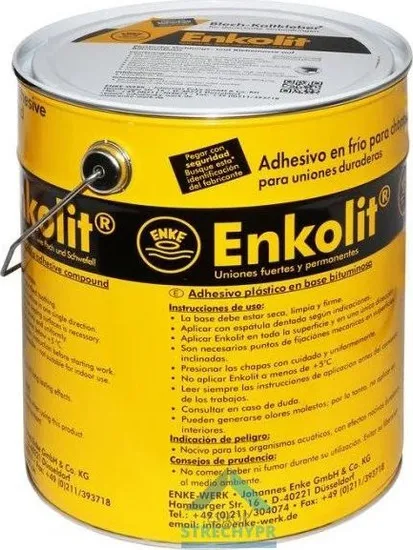 Enkolit - plastické bitumen. lepidlo , 11 kg