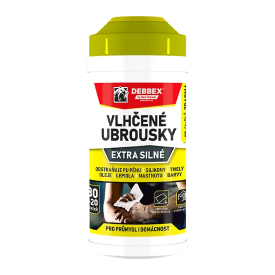Čistící vlhčené ubrousky Den Braven - EXTRA SILNÉ