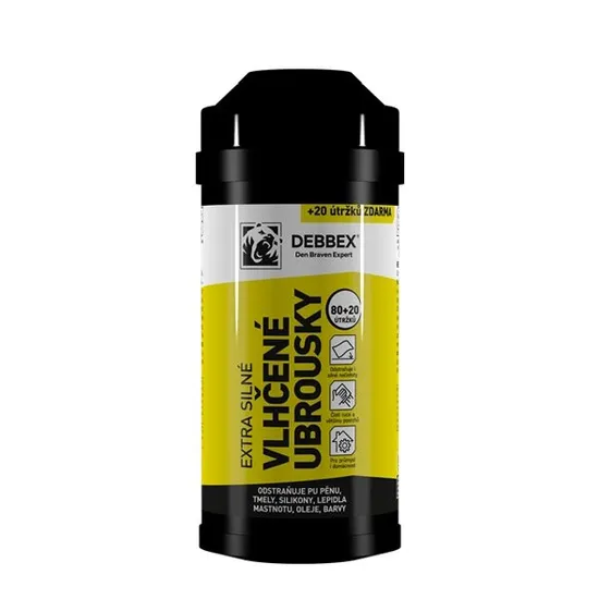 Čistící vlhčené ubrousky Den Braven - EXTRA SILNÉ