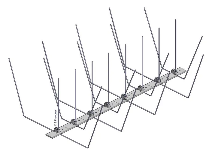 Hrotový systém vykrývací 260105mm -75hrbm HK 117