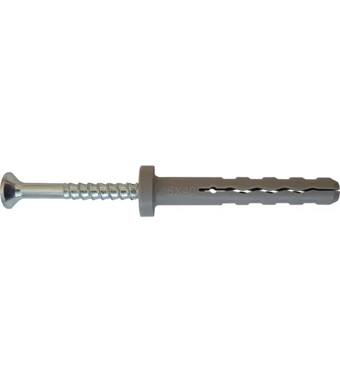 Hmoždinka se šroubem 6x60mm natloukací