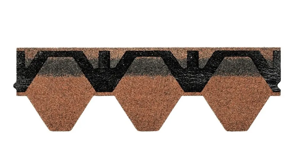 Isola Skraa - cihlově červená kontura