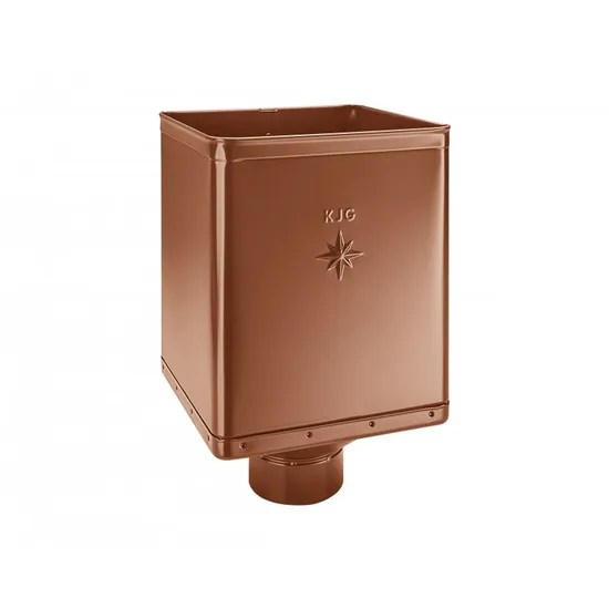 Kotlík žlabový sběrný DESIGN EXCENTRICKÝ měděno hnědý 100 mm