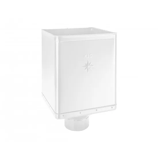 Kotlík žlabový sběrný DESIGN EXCENTRICKÝ šedo bílý 100 mm