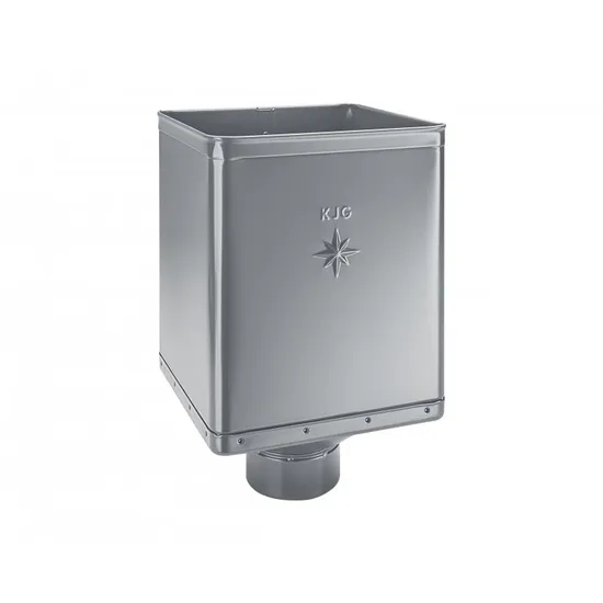 Kotlík žlabový sběrný DESIGN EXCENTRICKÝ prachově šedý 120 mm
