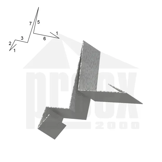 Závětrná lišta pozinkovaná 250 mm